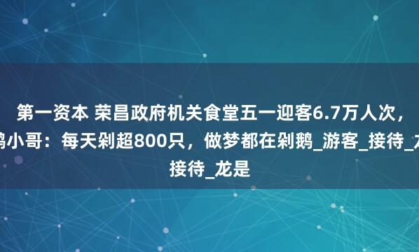 第一资本 荣昌政府机关食堂五一迎客6.7万人次，剁鹅小哥：每天剁超800只，做梦都在剁鹅_游客_接待_龙是