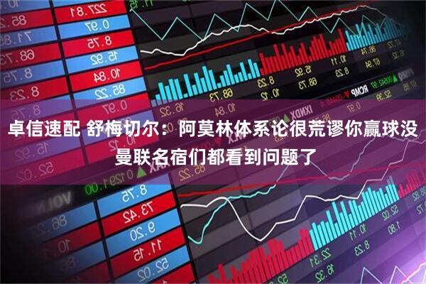 卓信速配 舒梅切尔：阿莫林体系论很荒谬你赢球没 曼联名宿们都看到问题了