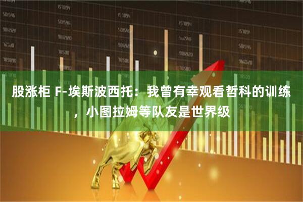 股涨柜 F-埃斯波西托：我曾有幸观看哲科的训练，小图拉姆等队友是世界级
