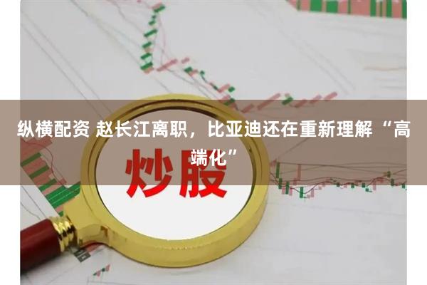 纵横配资 赵长江离职，比亚迪还在重新理解 “高端化”