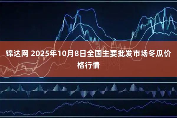 锦达网 2025年10月8日全国主要批发市场冬瓜价格行情