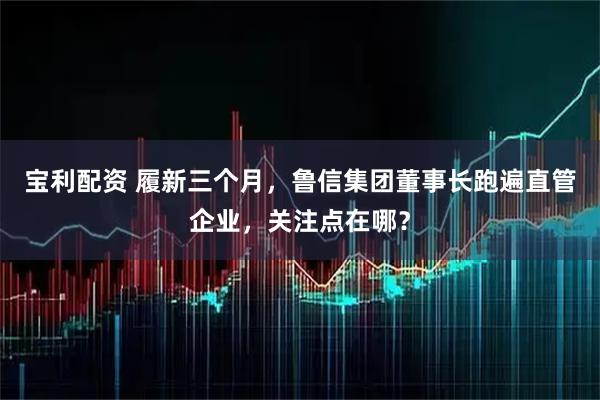 宝利配资 履新三个月，鲁信集团董事长跑遍直管企业，关注点在哪？